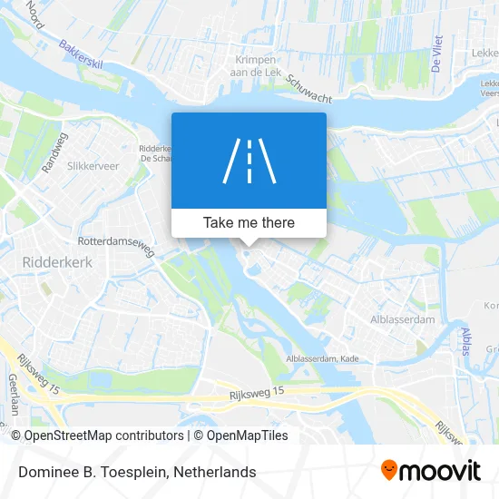 Dominee B. Toesplein map