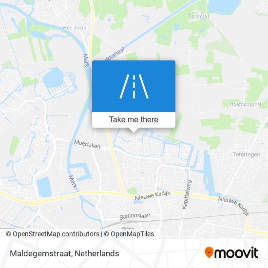 Maldegemstraat Karte