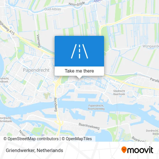Griendwerker map
