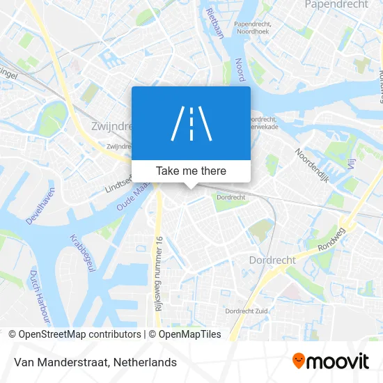 Van Manderstraat map