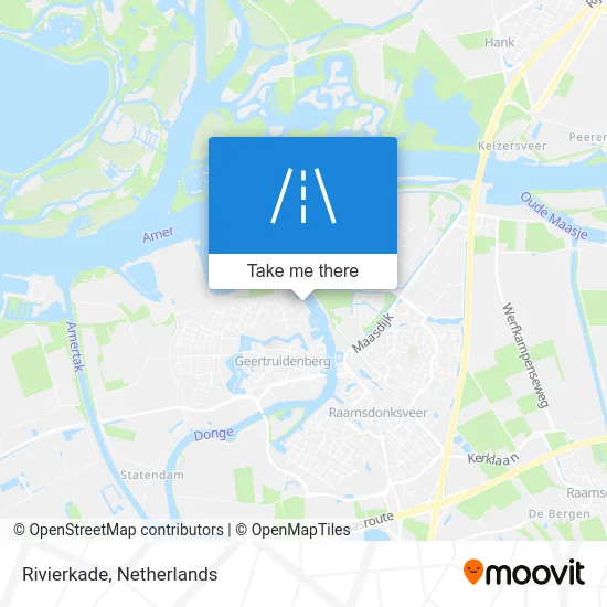 Rivierkade Karte
