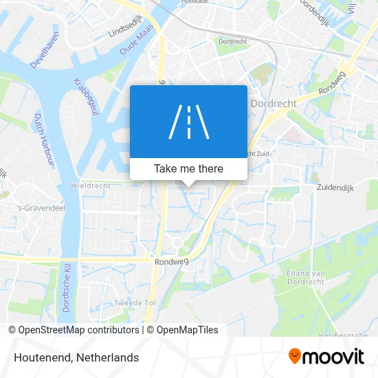 Houtenend map