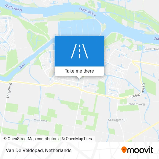 Van De Veldepad map