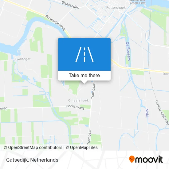 Gatsedijk map