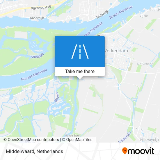 Middelwaard map