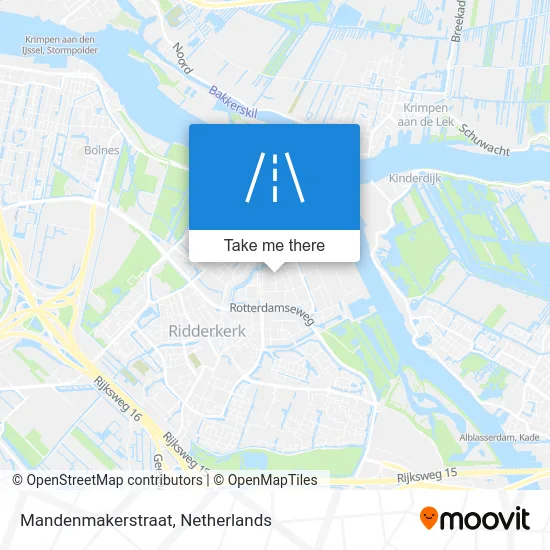 Mandenmakerstraat map