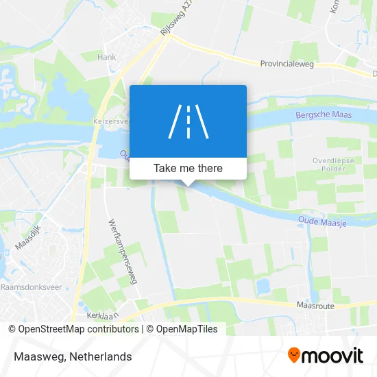 Maasweg map