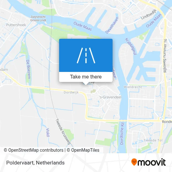 Poldervaart map