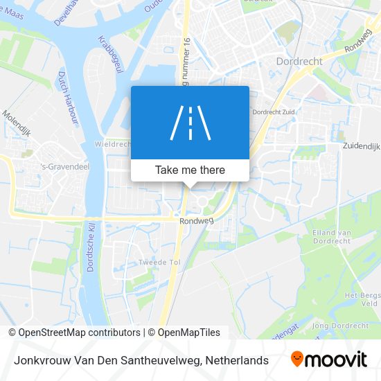 Jonkvrouw Van Den Santheuvelweg map