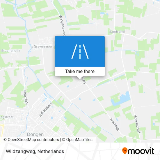 Wildzangweg map
