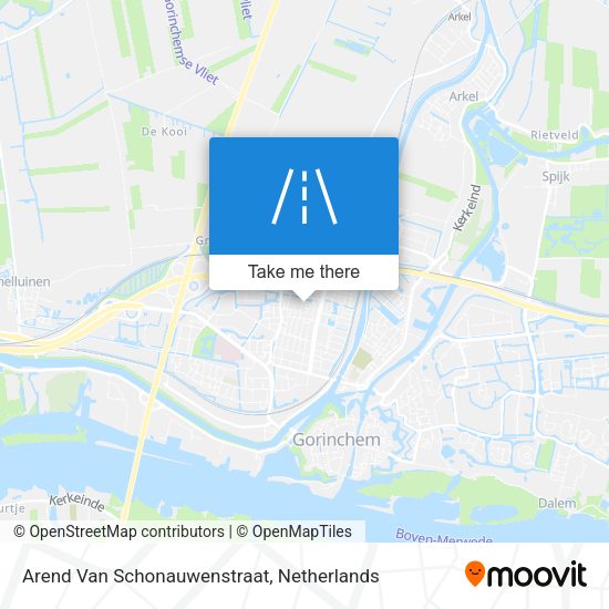 Arend Van Schonauwenstraat map