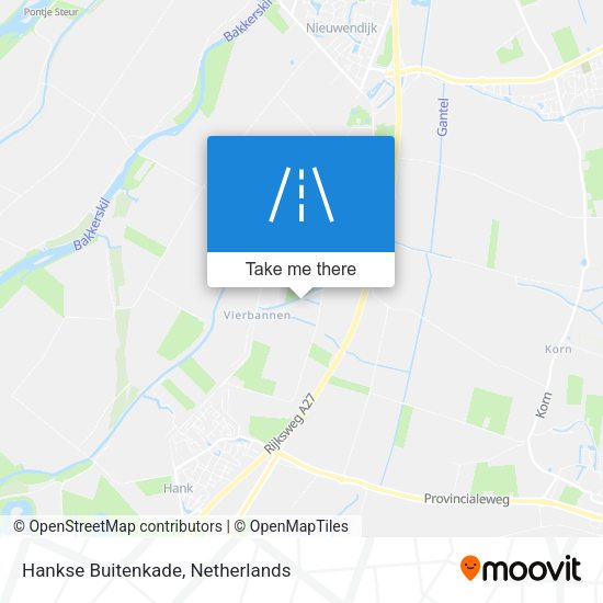 Hankse Buitenkade map