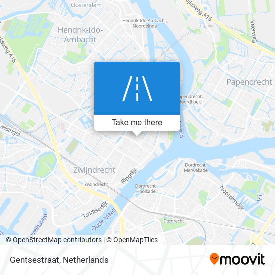 Gentsestraat map