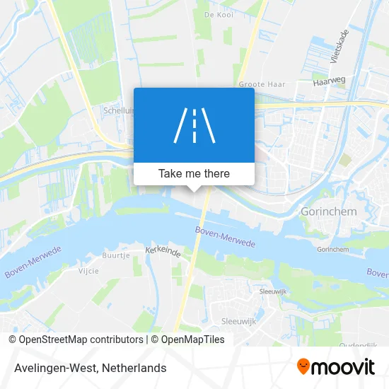 Avelingen-West map