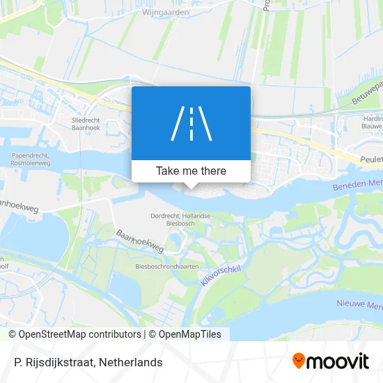 P. Rijsdijkstraat map