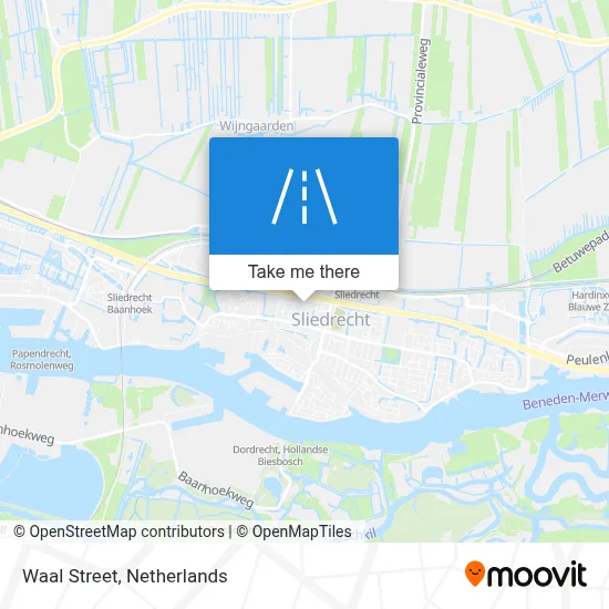 Waalstraat map