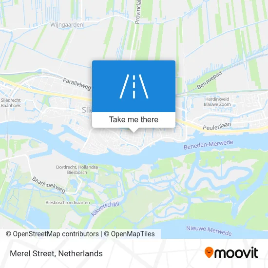 Merelstraat map
