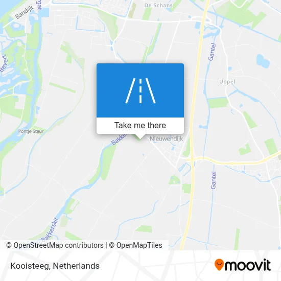 Kooisteeg map
