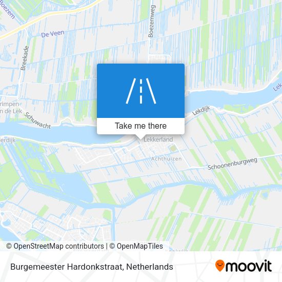 Burgemeester Hardonkstraat map