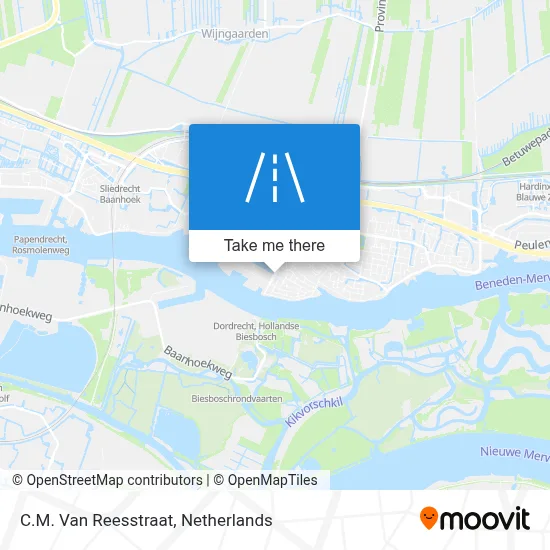 C.M. Van Reesstraat map