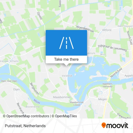 Putstraat map