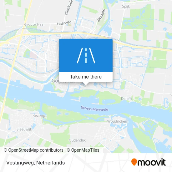 Vestingweg map