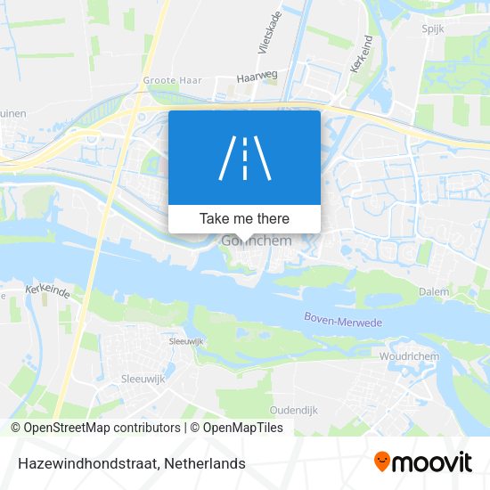 Hazewindhondstraat map