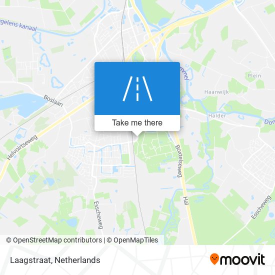 Laagstraat map