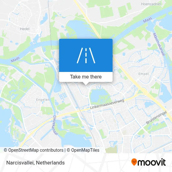 Narcisvallei map