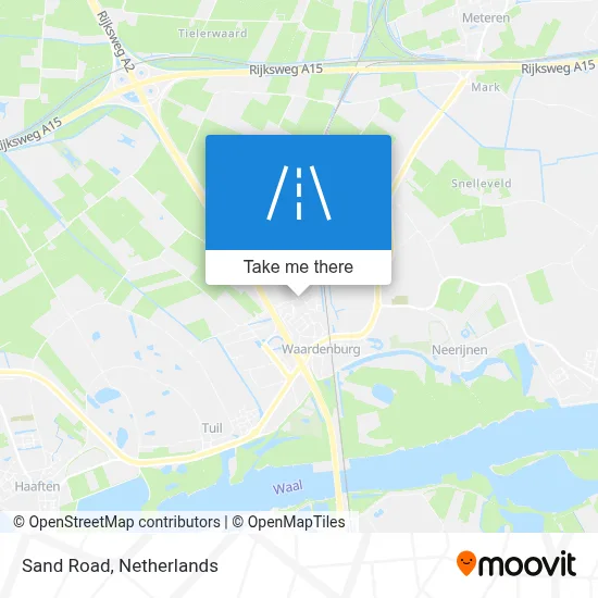 Zandweg map