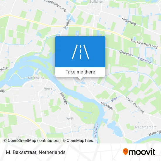 M. Baksstraat map