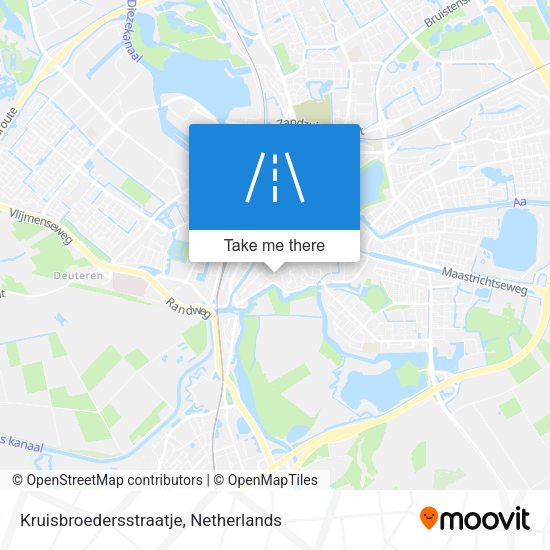 Kruisbroedersstraatje map