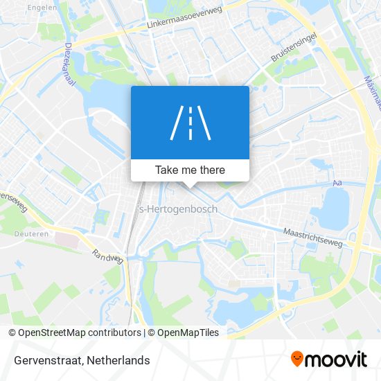 Gervenstraat map