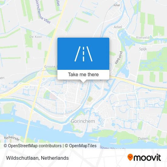 Wildschutlaan map