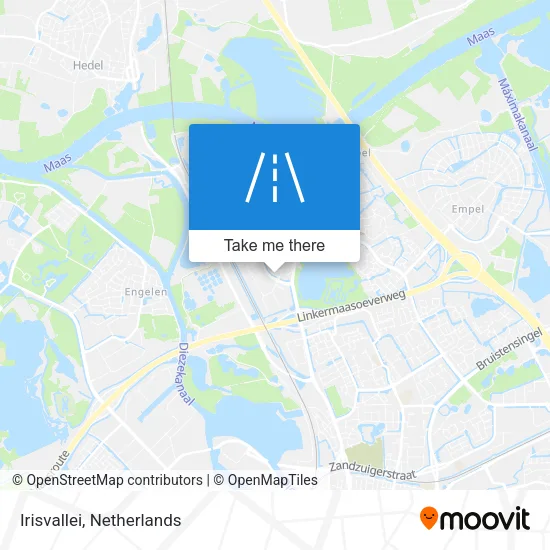 Irisvallei map