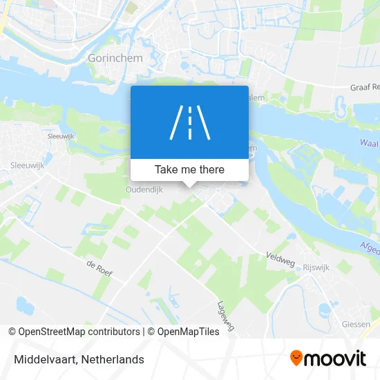 Middelvaart map