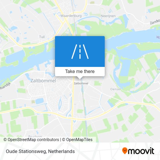 Oude Stationsweg map