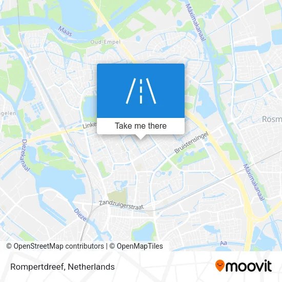 Rompertdreef Karte