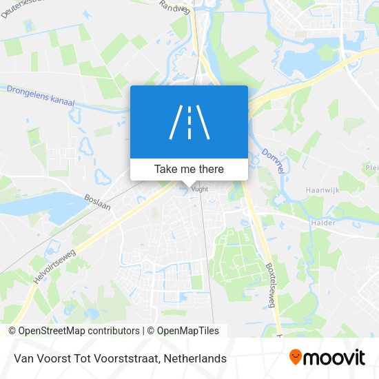 Van Voorst Tot Voorststraat map