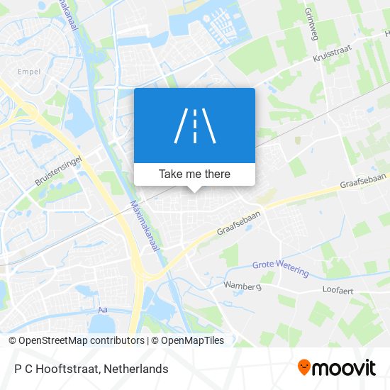 P C Hooftstraat map