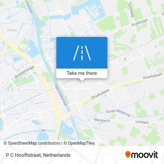 P C Hooftstraat map