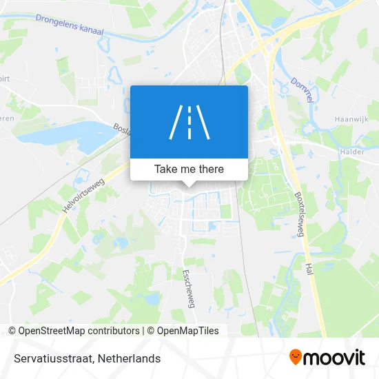 Servatiusstraat map