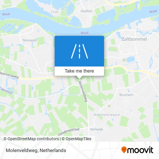 Molenveldweg map