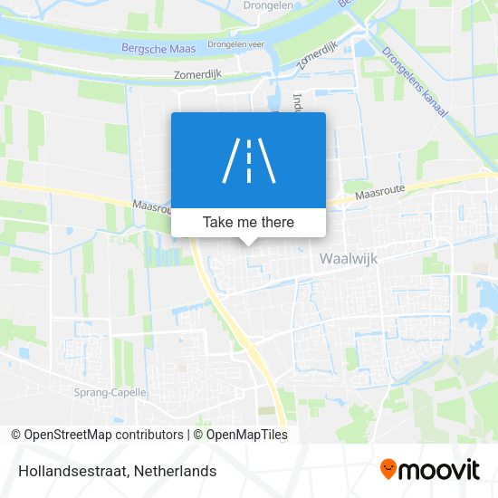 Hollandsestraat map