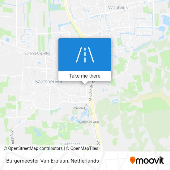 Burgemeester Van Erplaan map