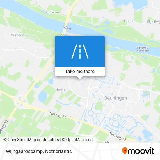Wijngaardscamp map