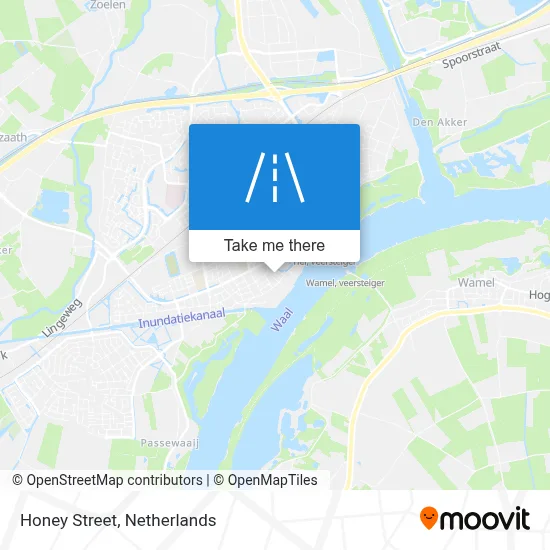 Honingstraat map