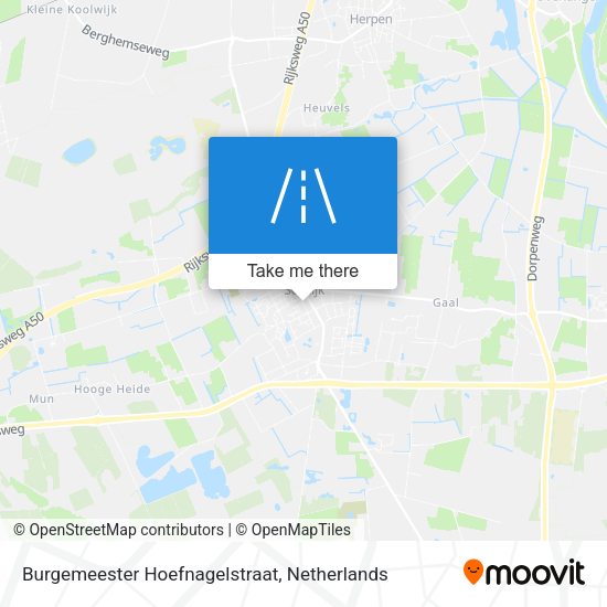 Burgemeester Hoefnagelstraat map