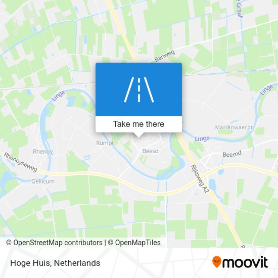 Hoge Huis map