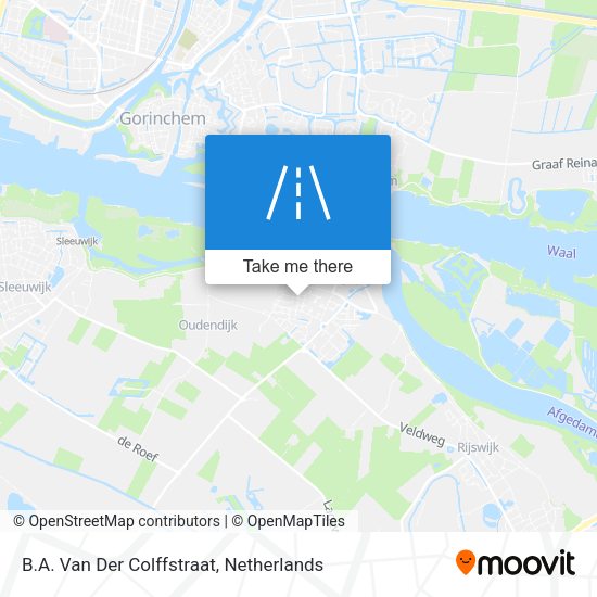 B.A. Van Der Colffstraat map